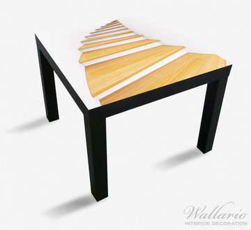 Wallario Möbelfolie Wendeltreppe aus hellem Holz