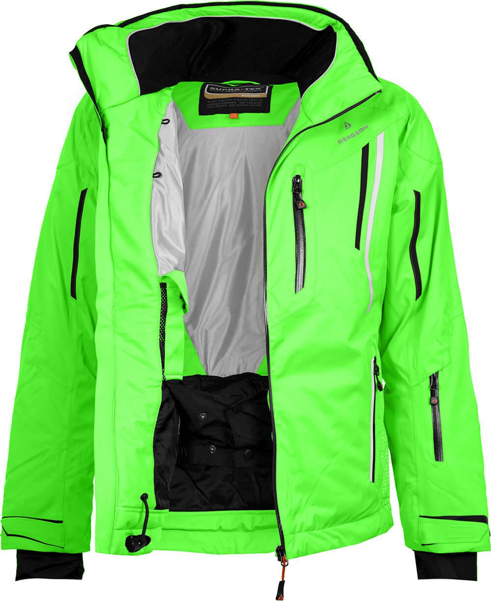 Bergson Skijacke RILEY Herren Skijacke, warm wattiert, wasserdicht (20000 mm), Normalgrößen