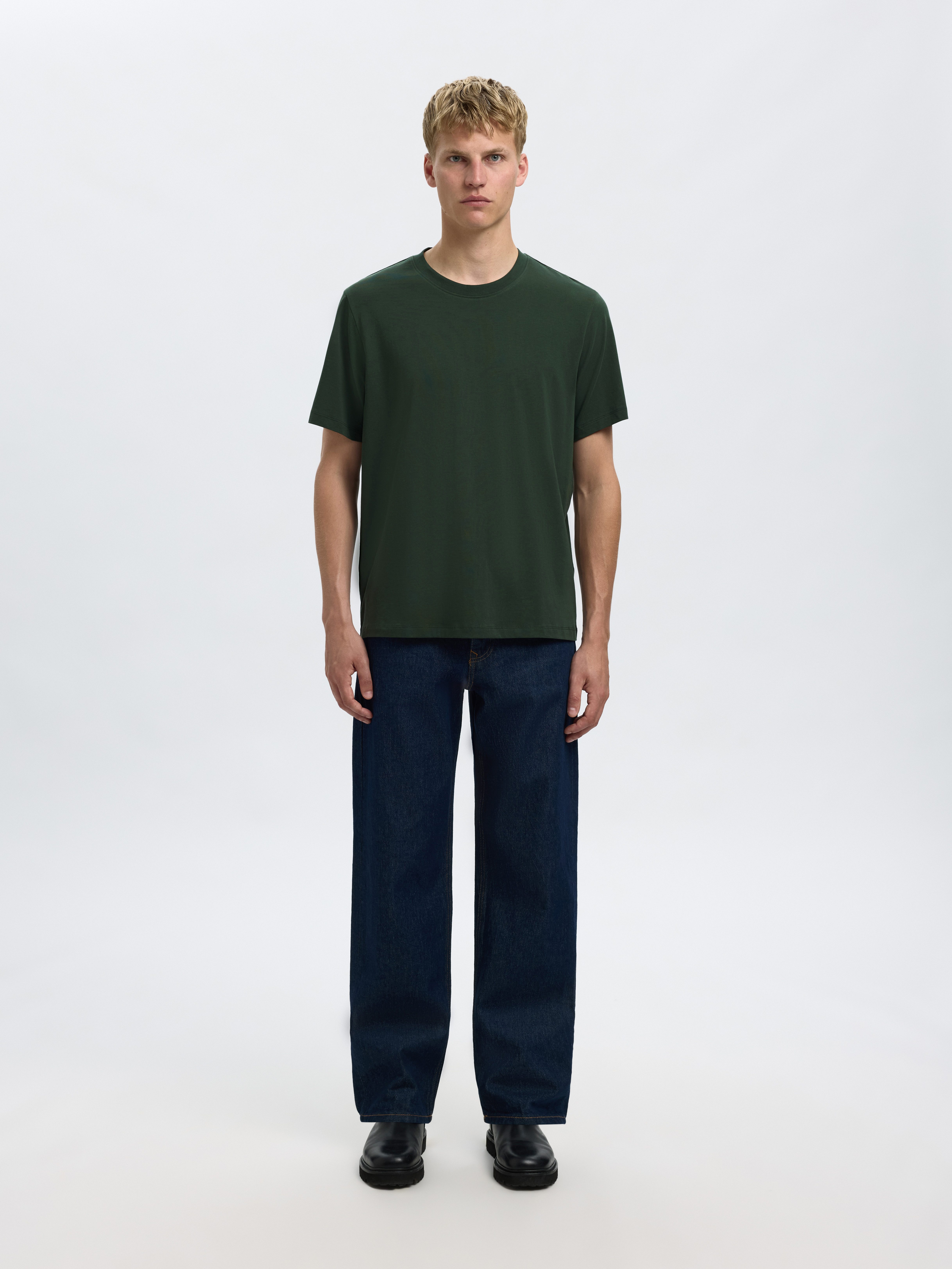 Selected Rundhalsshirt SLHASPEN SS O-NECK TEE NOOS