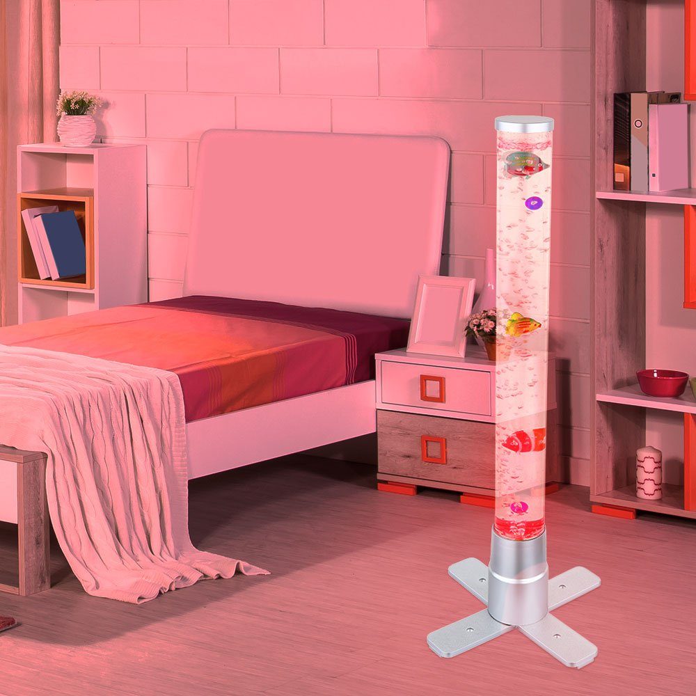 GLOBO LIGHTING LED Stehlampe, Leuchtmittel inklusive, Farbwechsel, RGB, Wassersäule Farbwechsel Sprudelsäule Wohnzimmer, Dekoration Säle, LED