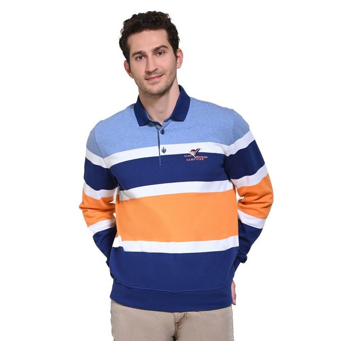 Claudio Campione Sweatshirt mit Streifenmuster