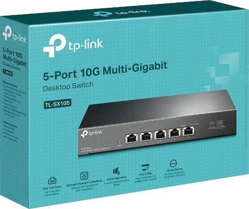 5-Port Switch 10G TP-Link Multi-Gigabit Netzwerk-Switch