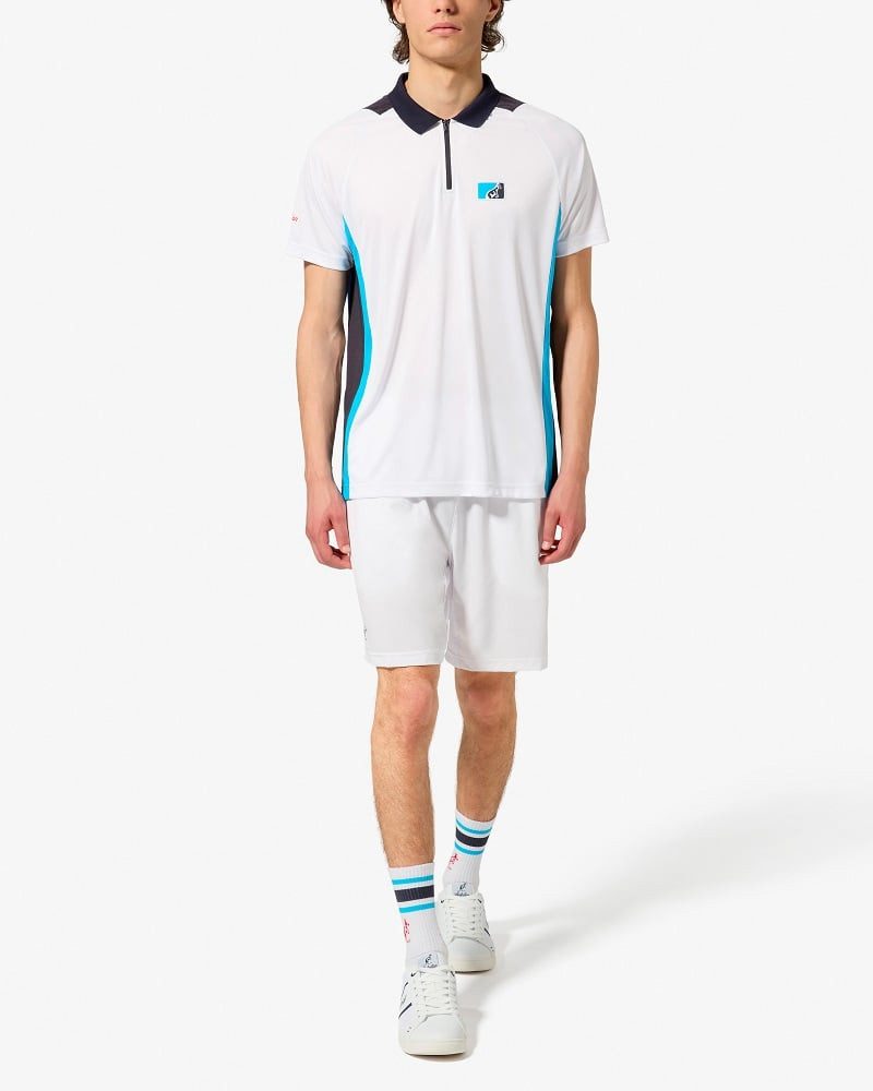 Australian Poloshirt League Ace 2025 weiss Herren