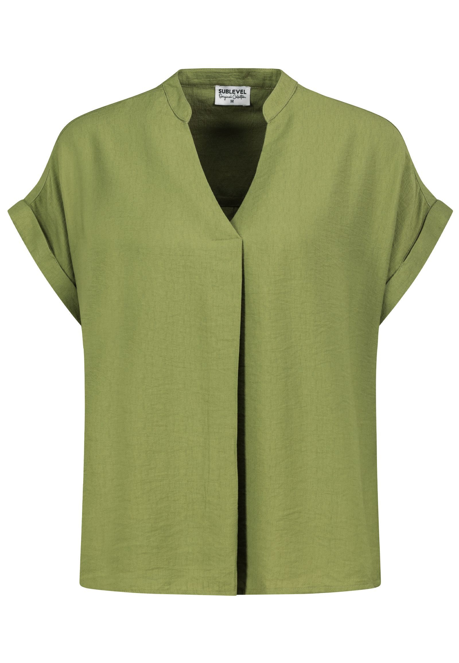SUBLEVEL Kurzarmbluse