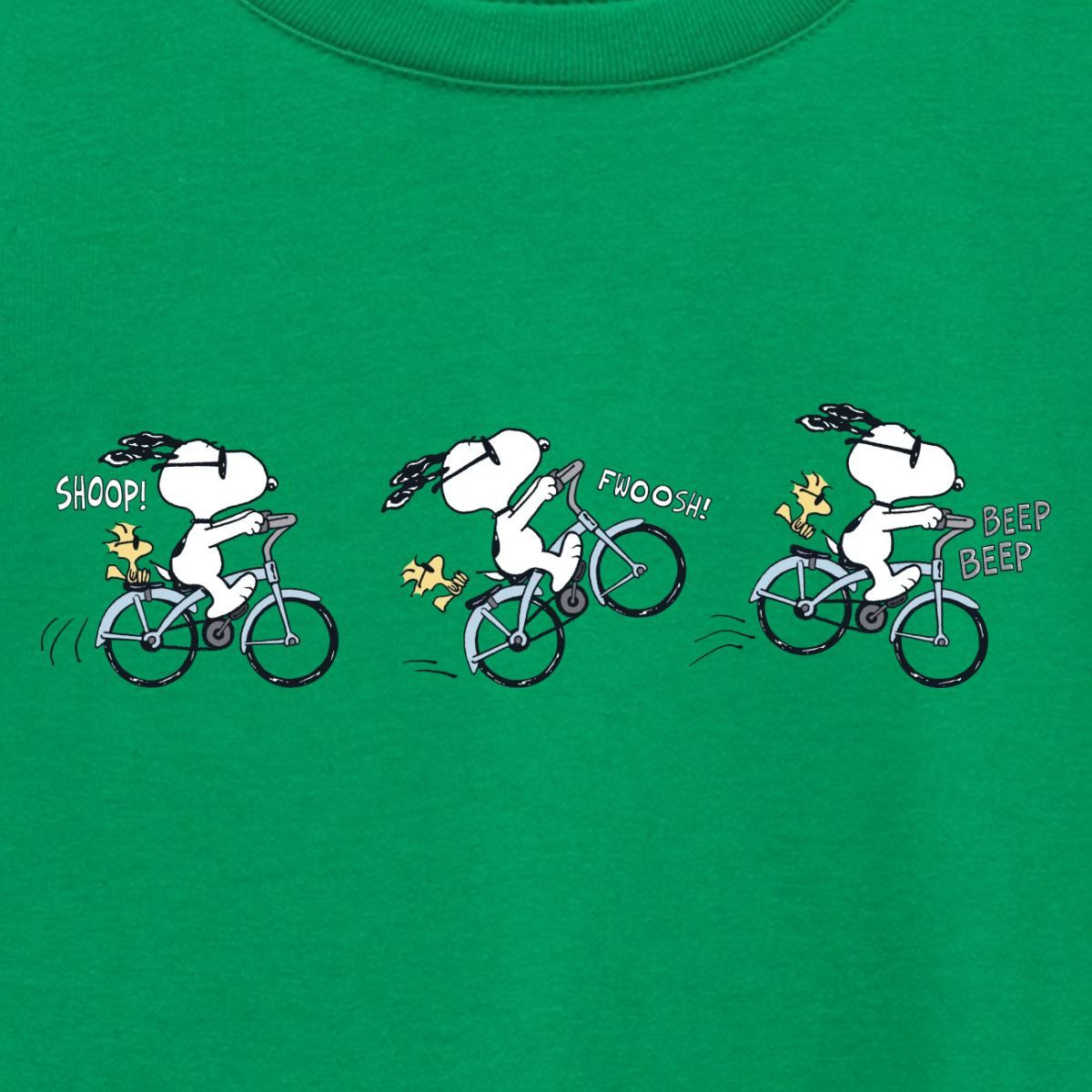 Spreadshirt T-Shirt Peanuts Snoopy Auf Fahrrad Kinder T-Shirt (1-tlg)