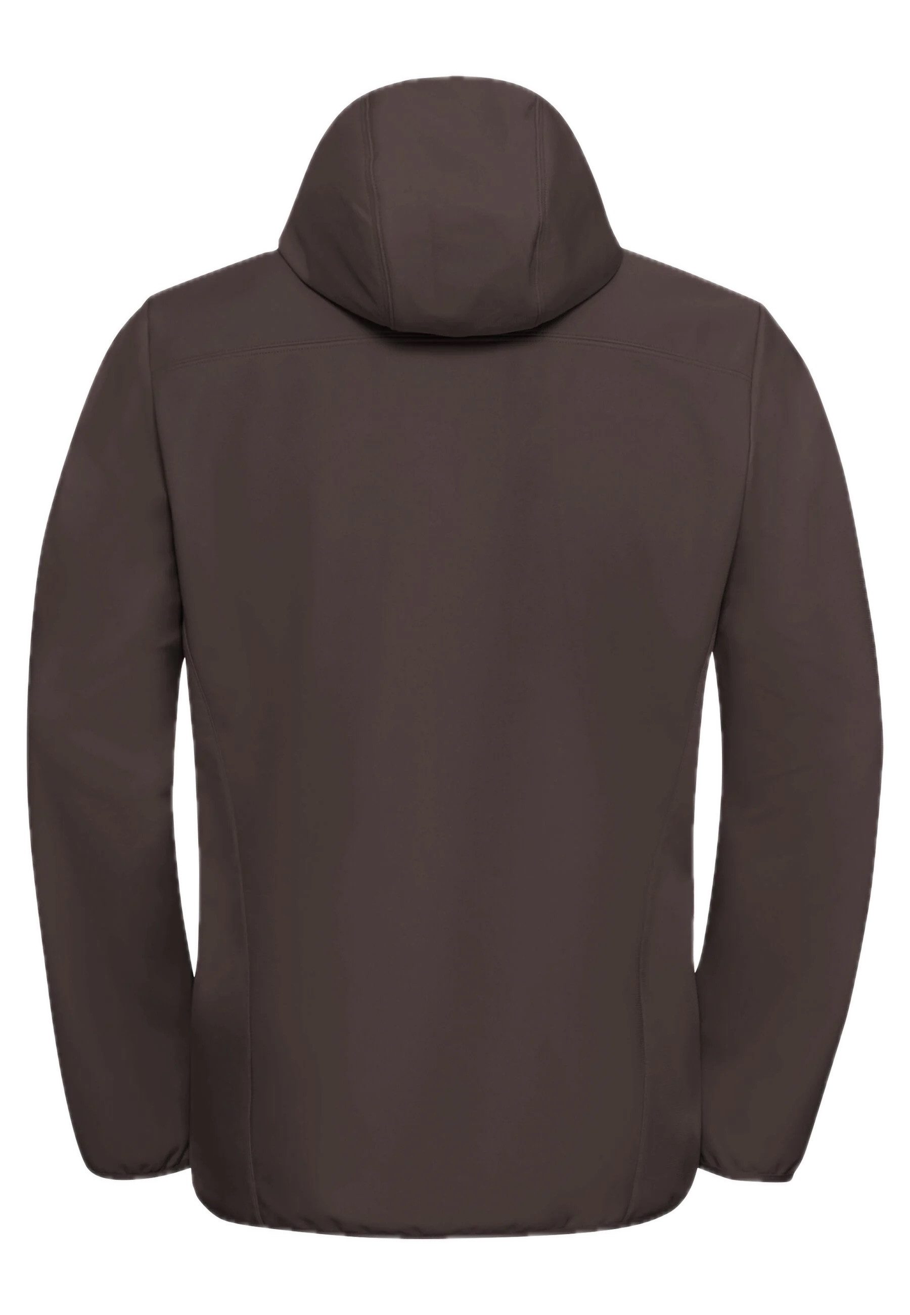 Jack Wolfskin Outdoorjacke JACK WOLFSKIN Bornberg Hoody M Softshelljacke Herren Peat Braun – Bild 3 von 5