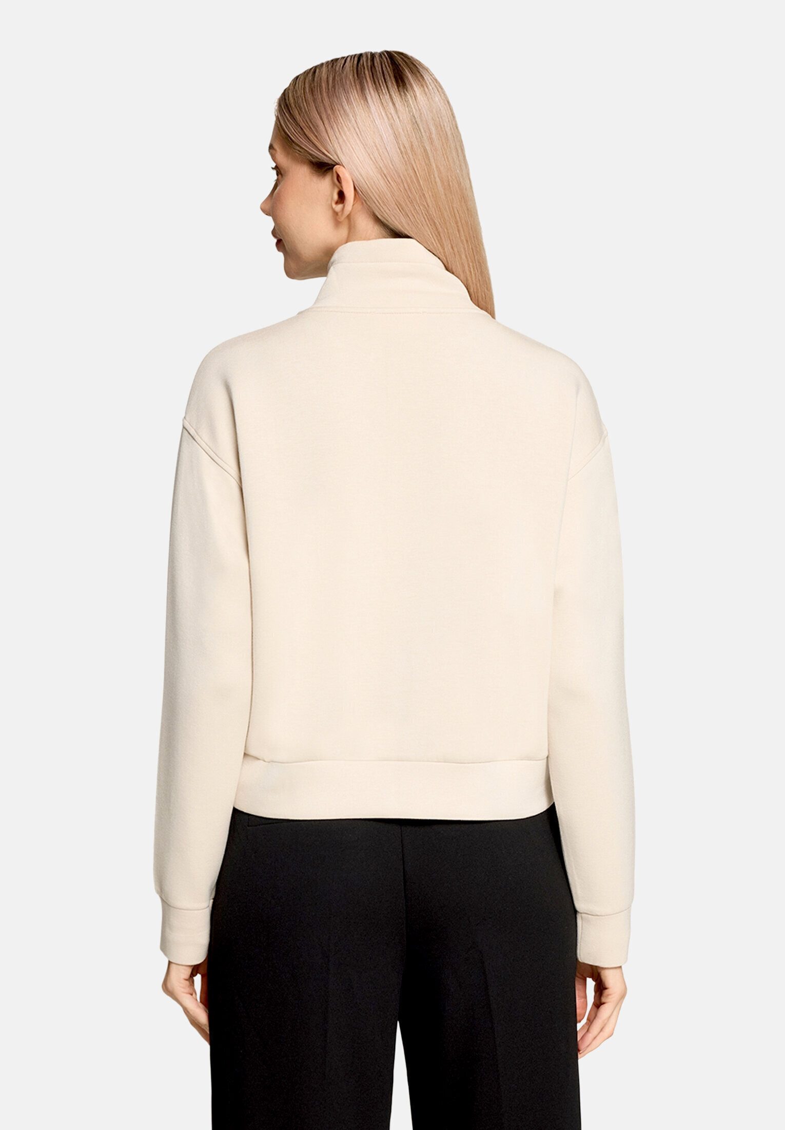Betty Barclay Sweatjacke Damen mit Rippenstruktur