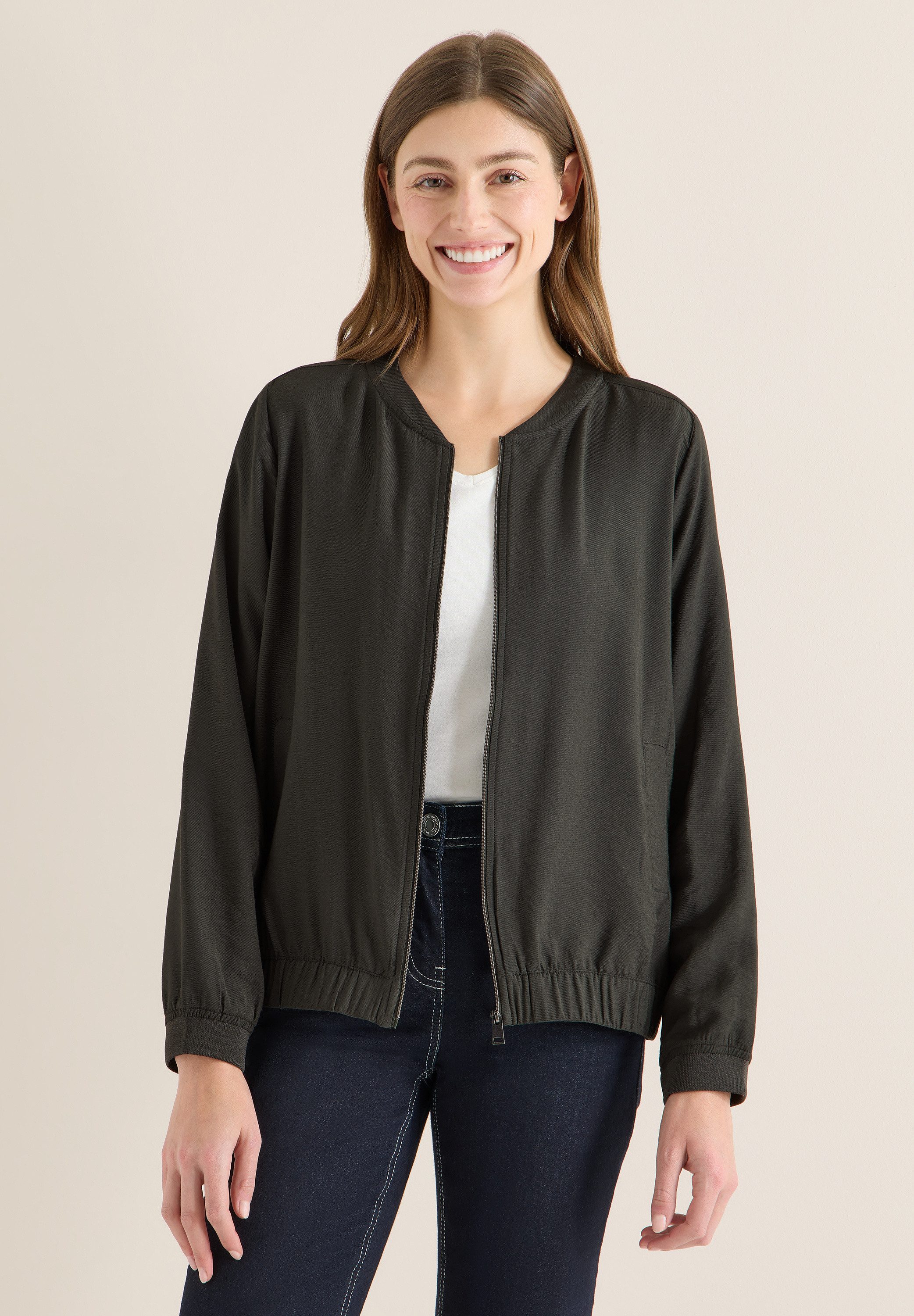CECIL Blouson aus softer Viskose günstig online kaufen