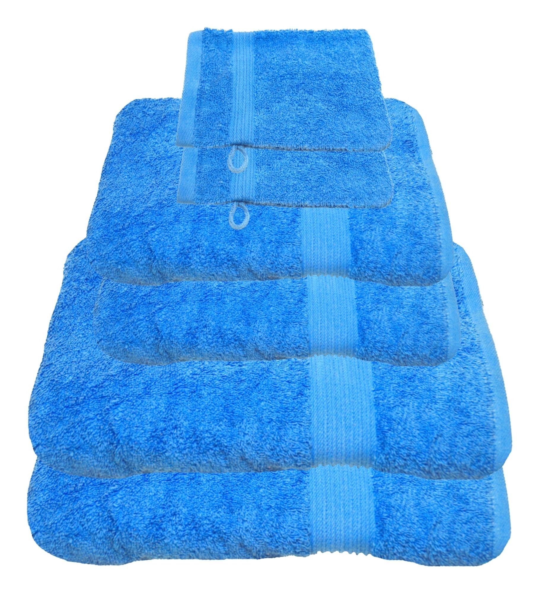 Julie Julsen Handtücher 6-Handtücher-Himmelblau, Baumwolle (6-St) günstig online kaufen