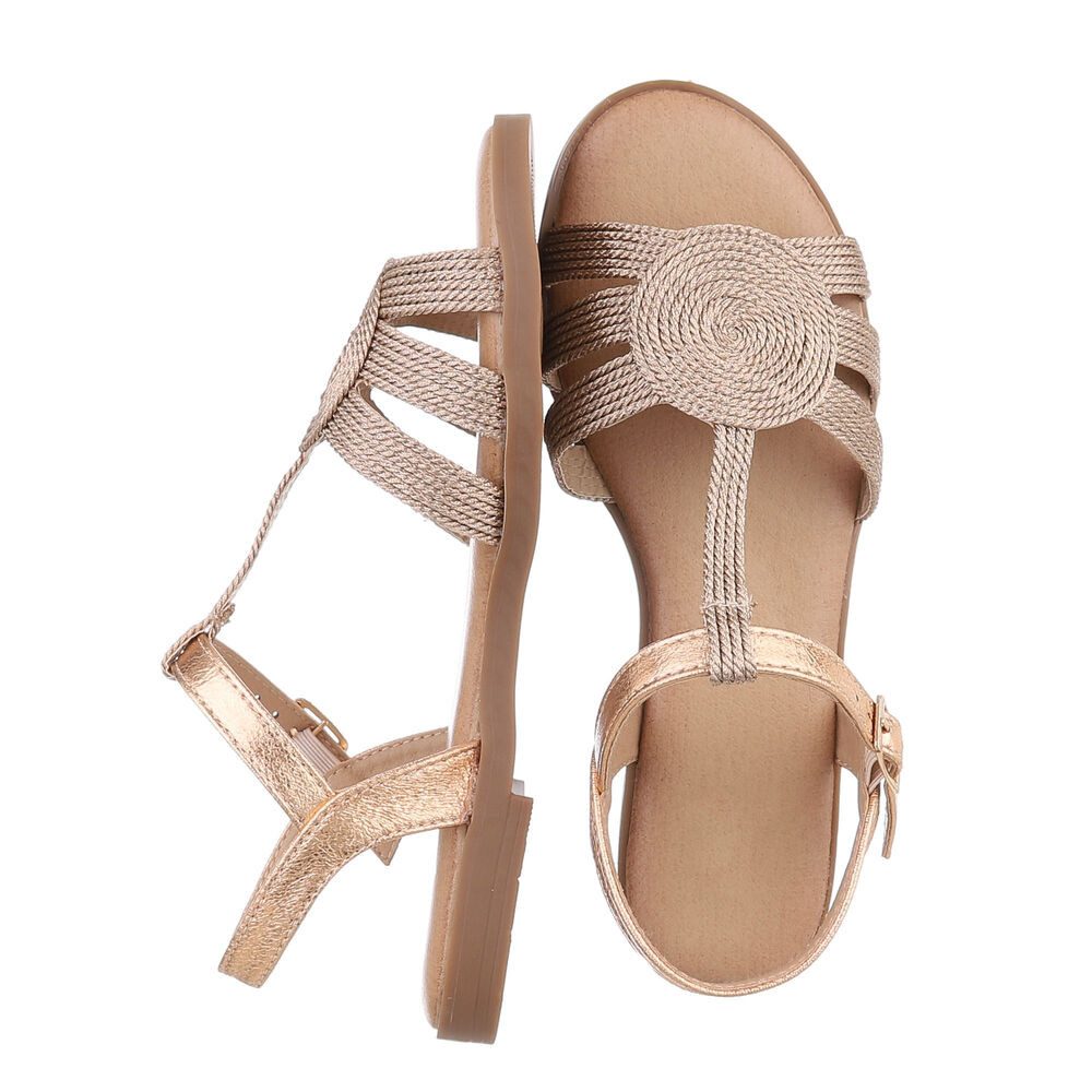 Ital-Design Damen Freizeit Riemchensandalette (86706443) Blockabsatz günstig online kaufen