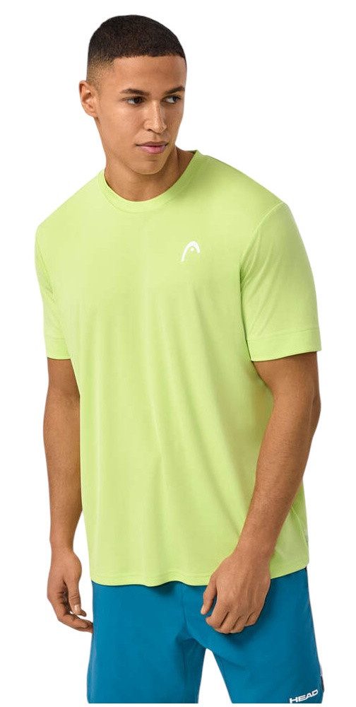 Head Poloshirt Tennis-Tshirt Slice II (feuchtigkeitsabsorbierend) limegelb Herren