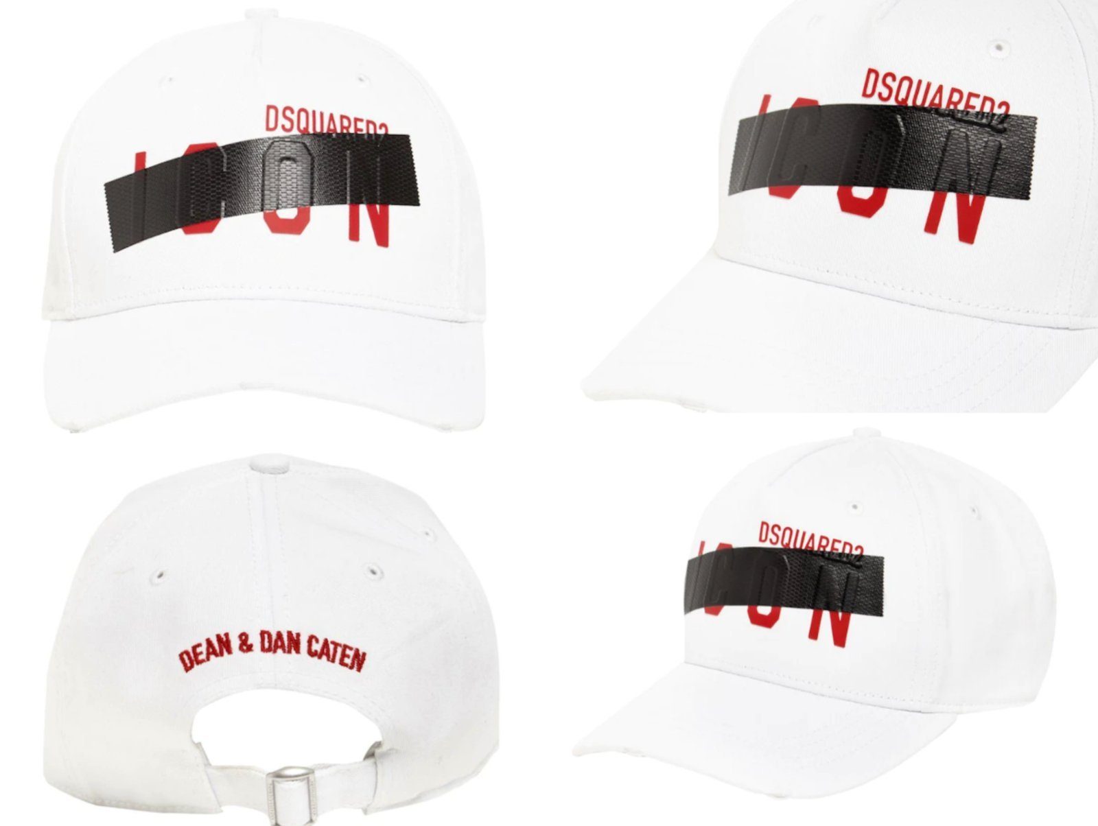 Dsquared2 Baseball Cap Dsquared2-Cap-Icon-Weiss-Onesize
