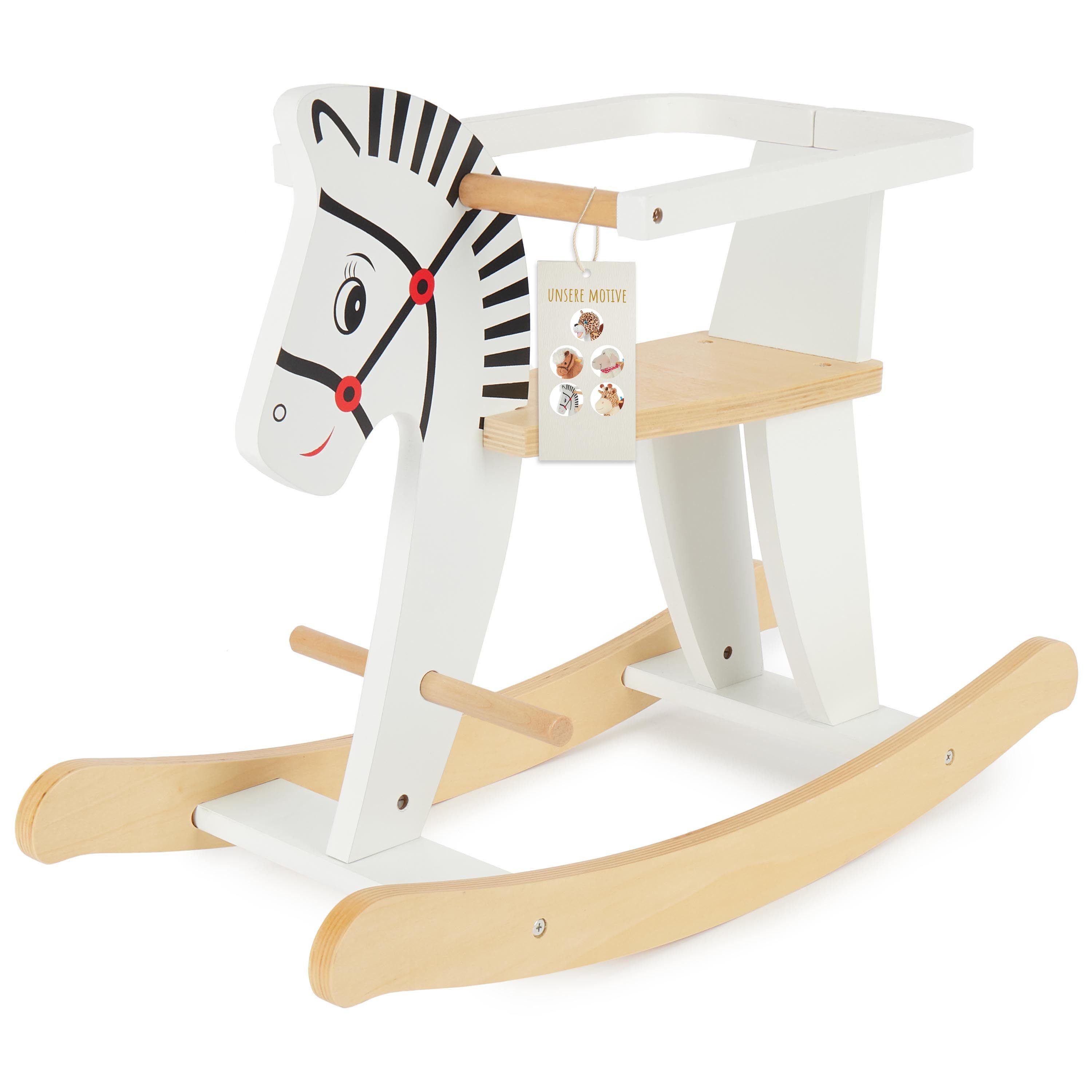 BIECO Schaukelpferd Bieco Schaukeltier Zebra Schaukelpferd günstig online kaufen