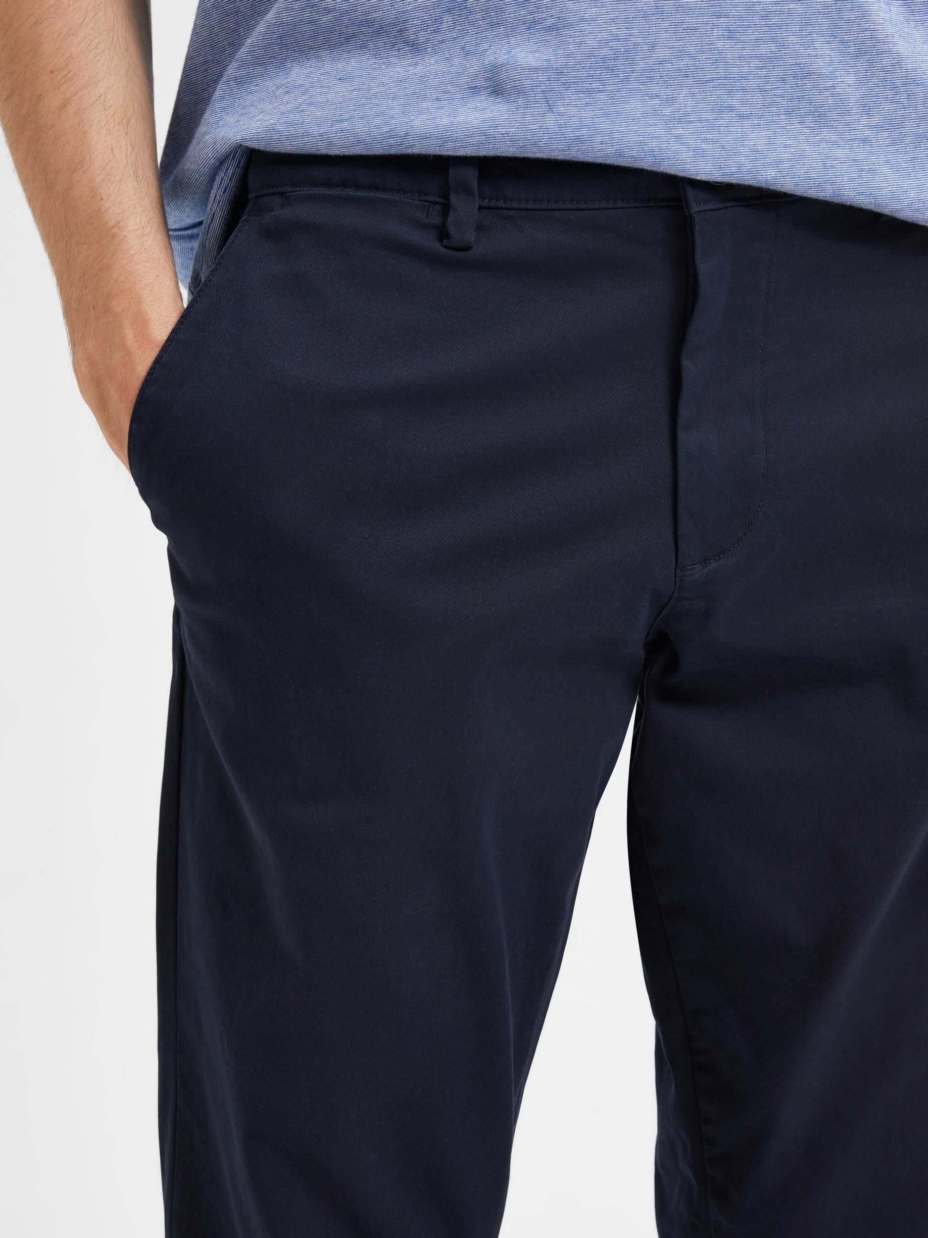 HOMME Chinohose Strech dark sapphire SELECTED