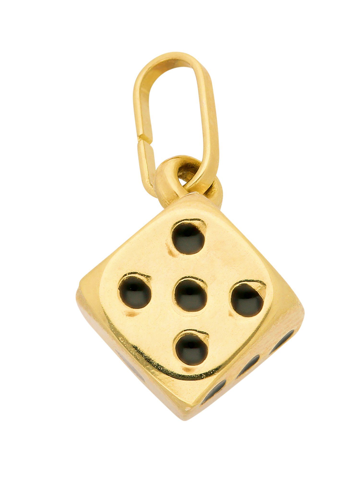 Adelia´s Kettenanhänger 585 Gold Anhänger Würfel, 585 Gold Goldschmuck für günstig online kaufen