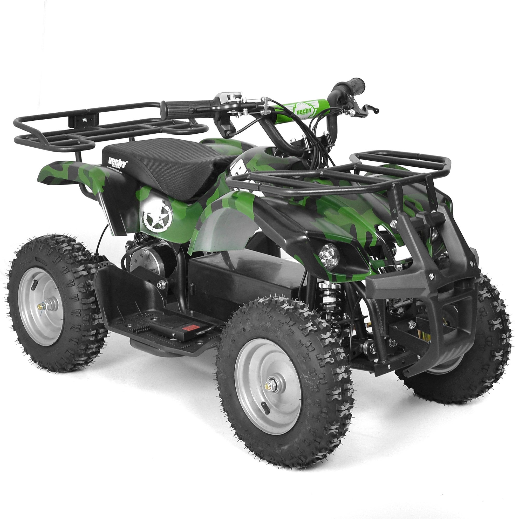 Hecht Elektro-Kinderquad 1000W bis 25 km/h 36V/12Ah Akku, Belastbarkeit 65 kg, Scheibenbremsen, Einstellbare Federung