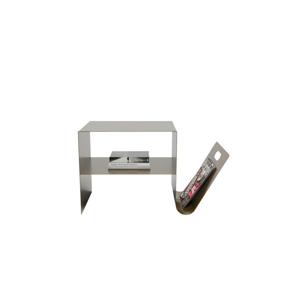 Kare Design Beistelltisch Lounge News, integriertes Ablagefach