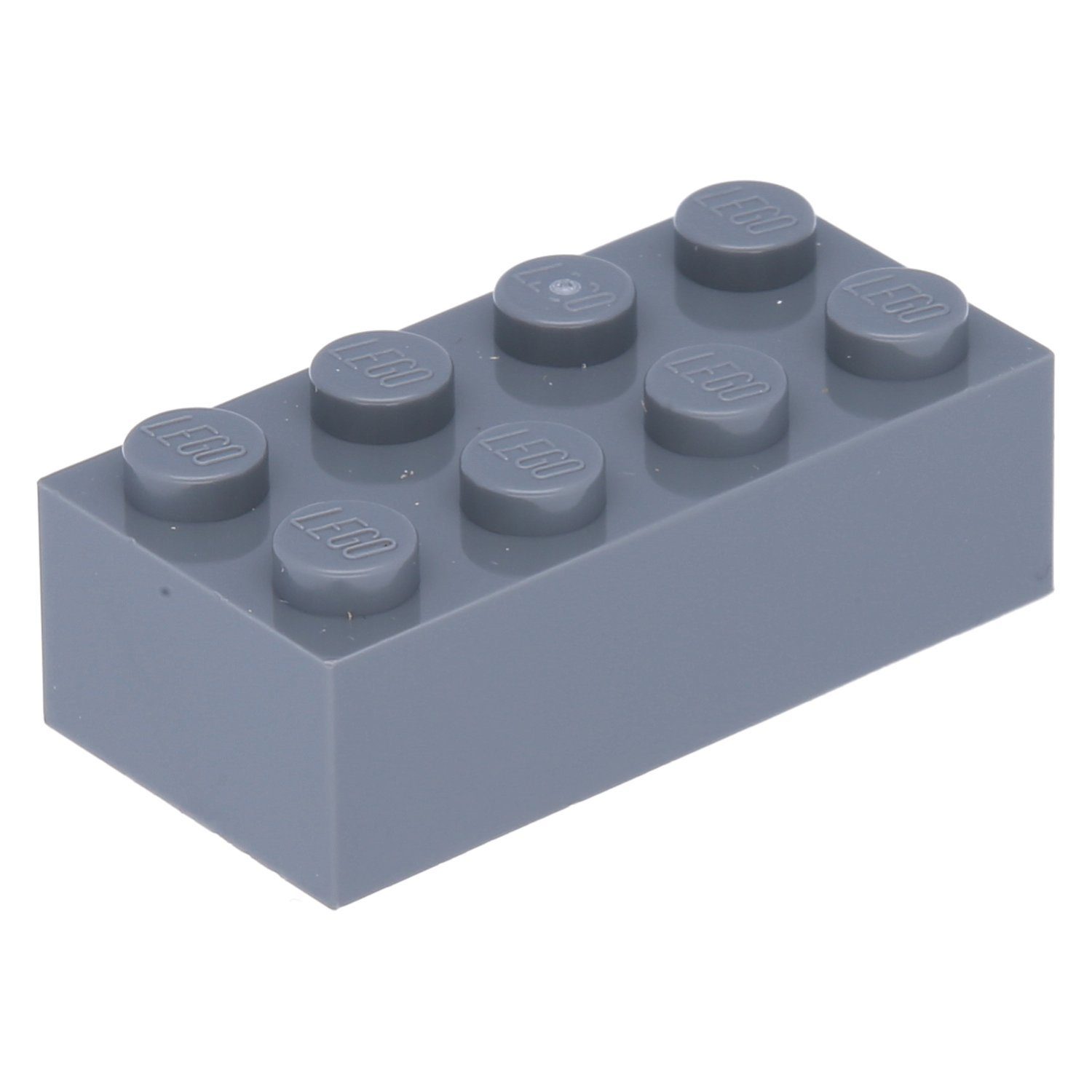 LEGO® Spielbausteine 458 Stück Steine 2x4, Dunkelgrau