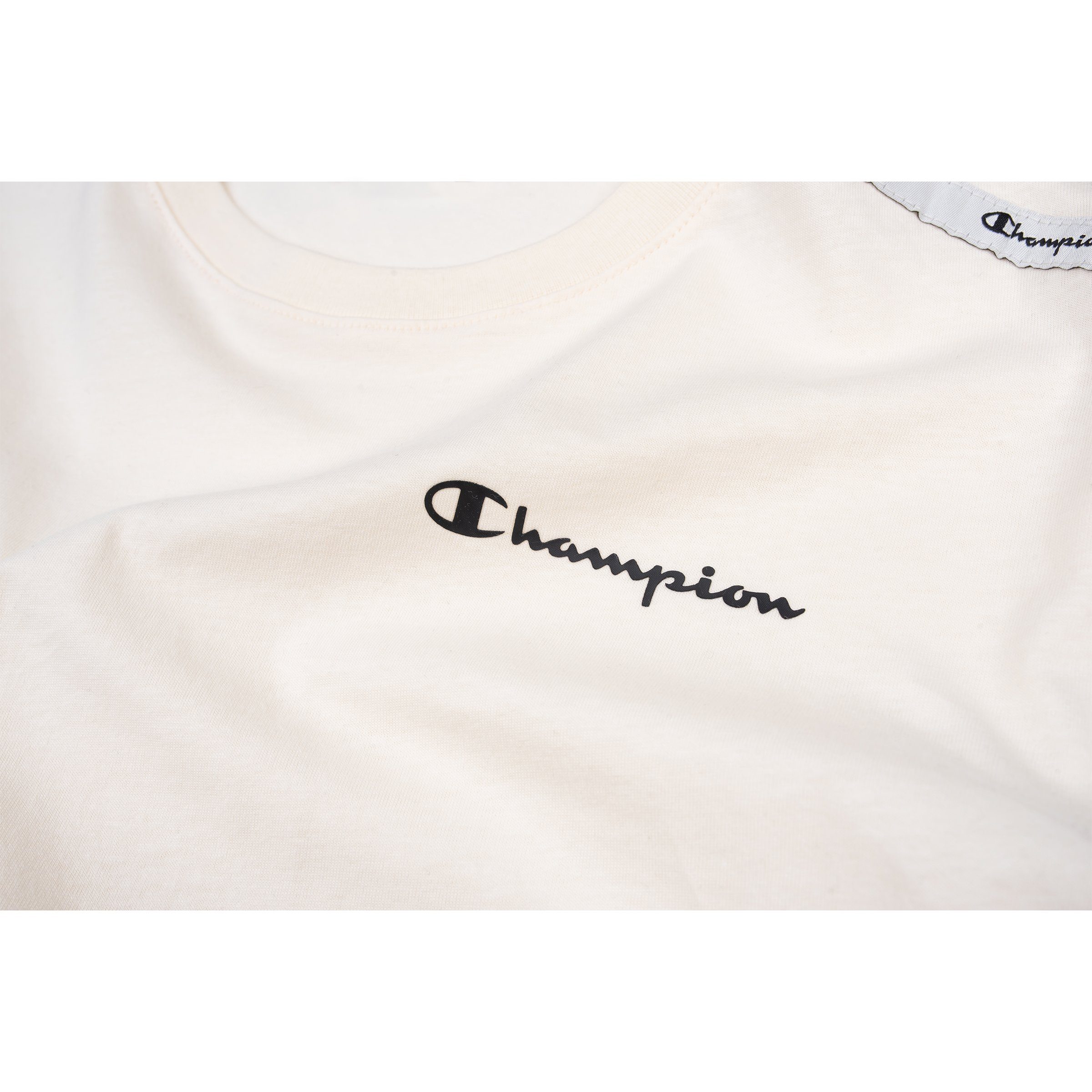 Champion T-Shirt Champion Damen beige T-Shirt Adult 113086 (ofw) Crewneck
