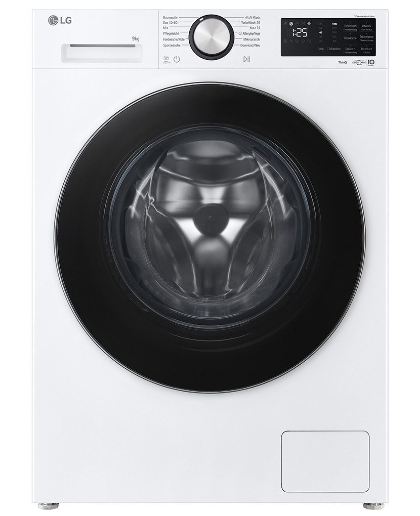 LG Waschmaschine Serie X7 F4WX7092W, 9 kg, 1400 U/min, Wäsche nachlegen