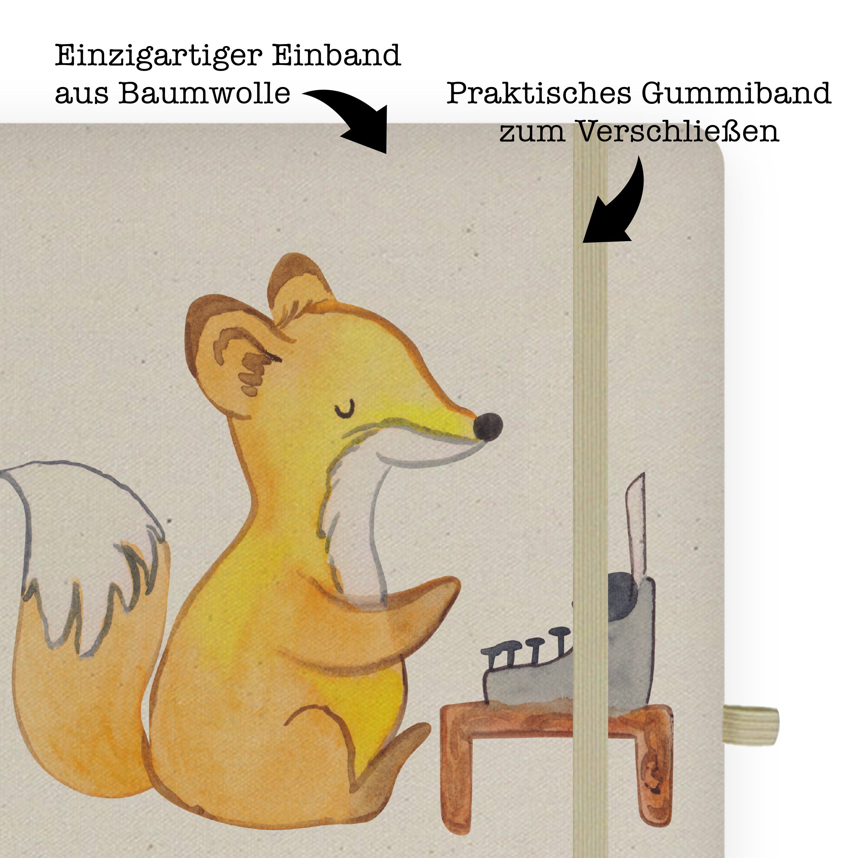 Mr. & Mrs. Panda Notizen, An Transparent Mr. Panda Geschenk, Mrs. - Dankeschön, Buchhalter - & Notizbuch mit Herz
