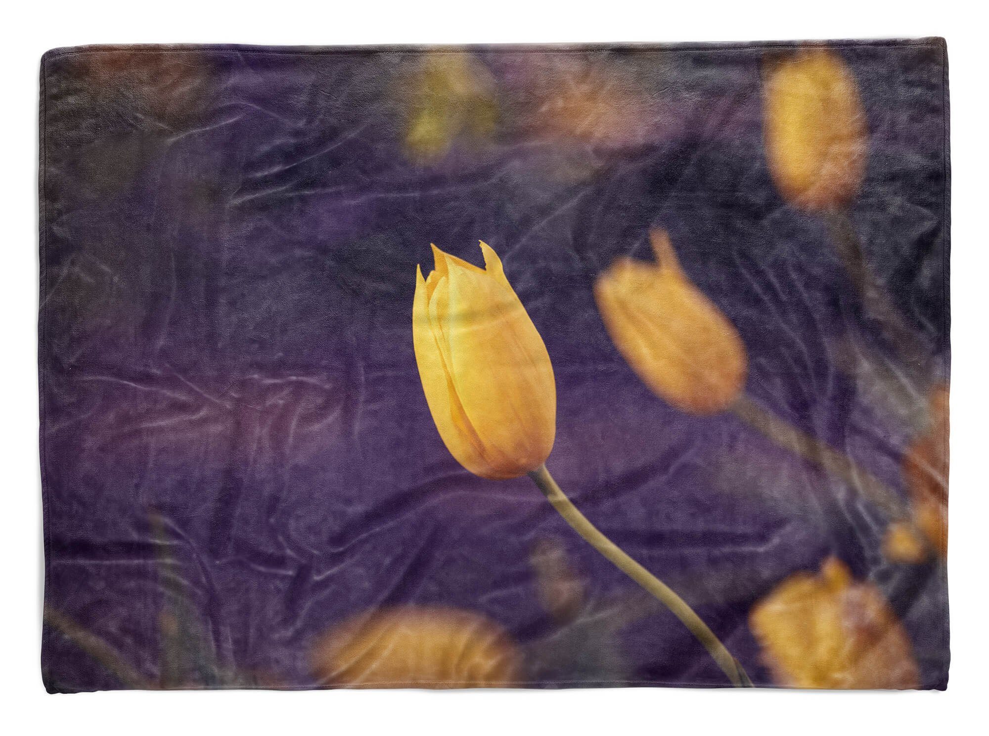 Sinus Art Handtücher Handtuch Strandhandtuch Saunatuch Kuscheldecke mit Fotomotiv Blumen Blüten Somm, Baumwolle-Polyester-Mix (1-St), Handtuch | Saunahandtücher