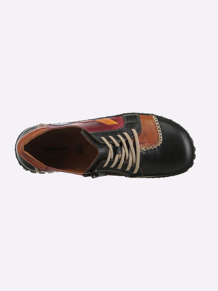 Gemini Schnürschuh Sneaker Flexible Laufsohle, Wechselfußbett, weiche Polsterung