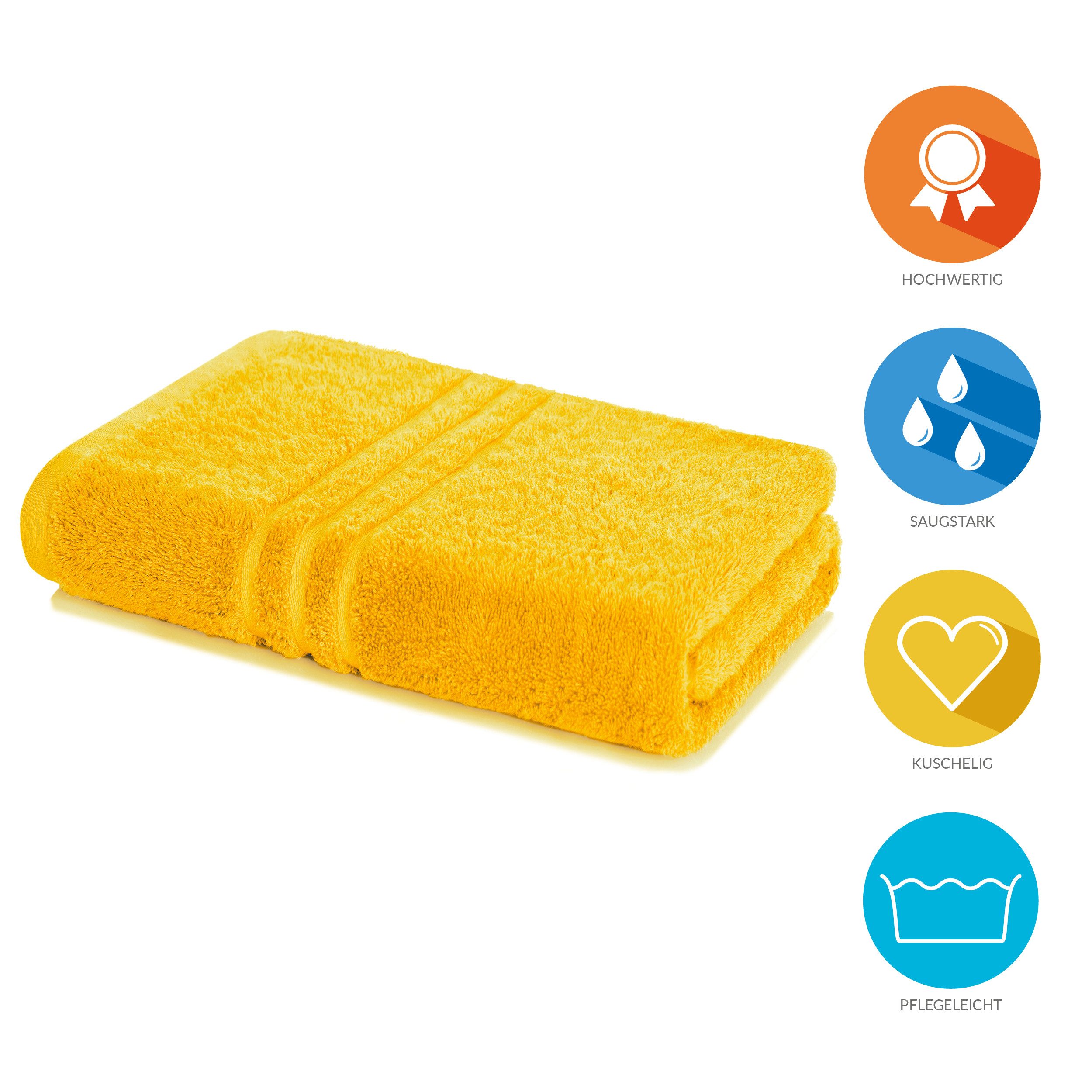 Lavea Badetuch Duschtuch 100x150 cm Elena Frottee Duschhandtuch, 100% Baumwolle, 500 g/m² Frottier, weich & saugstark, pflegeleicht – Bild 2 von 5