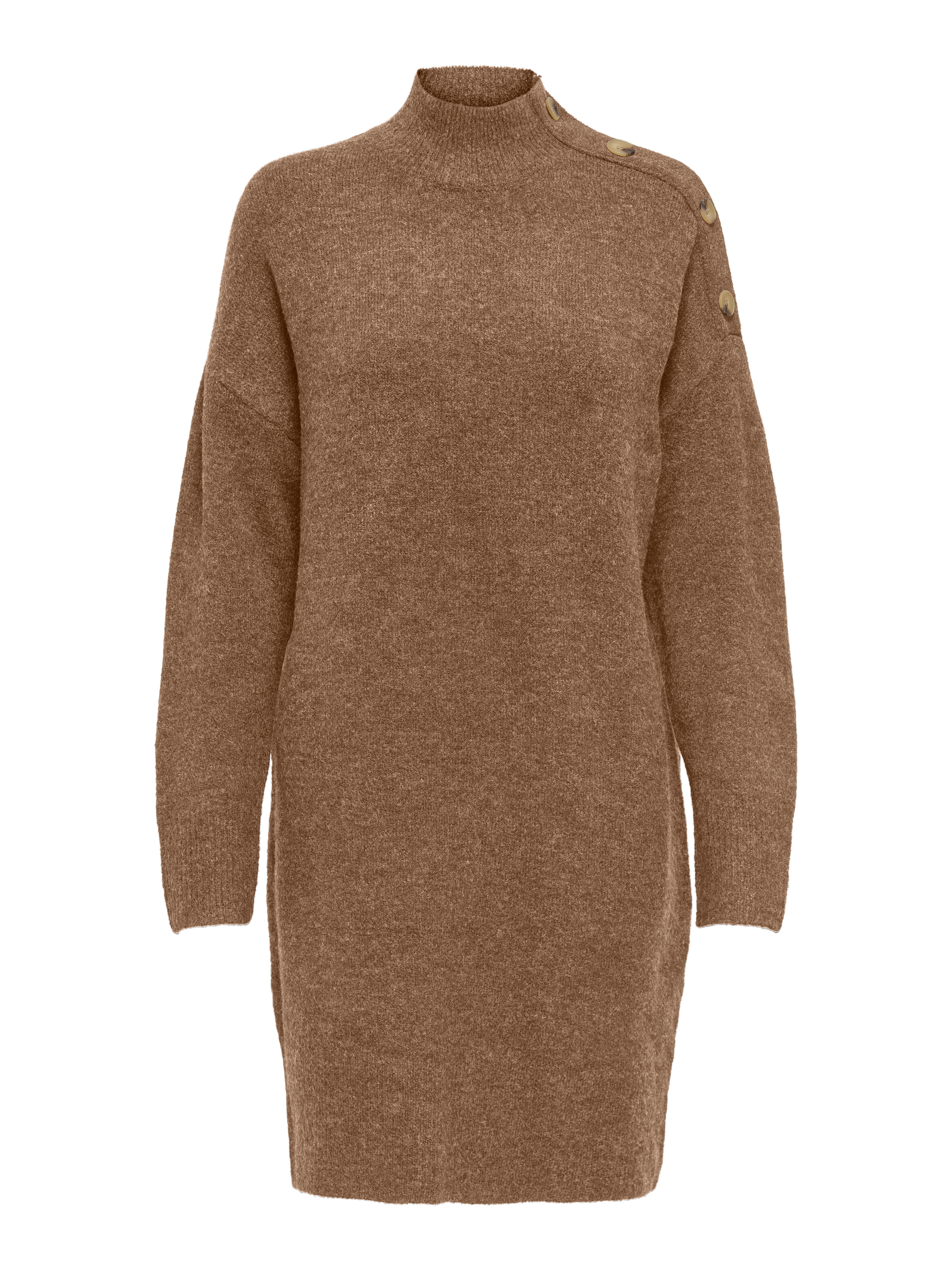ONLY Strickkleid ONLALEXA LS HIGH BUTTON günstig online kaufen