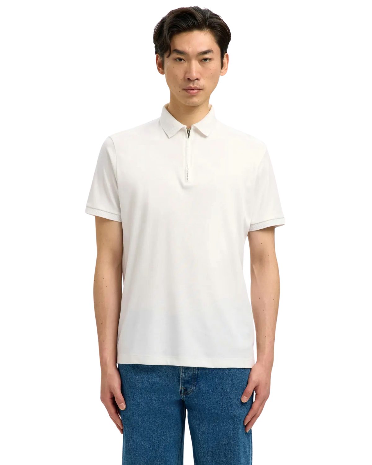 SELECTED HOMME Poloshirt mit Reißverschluss