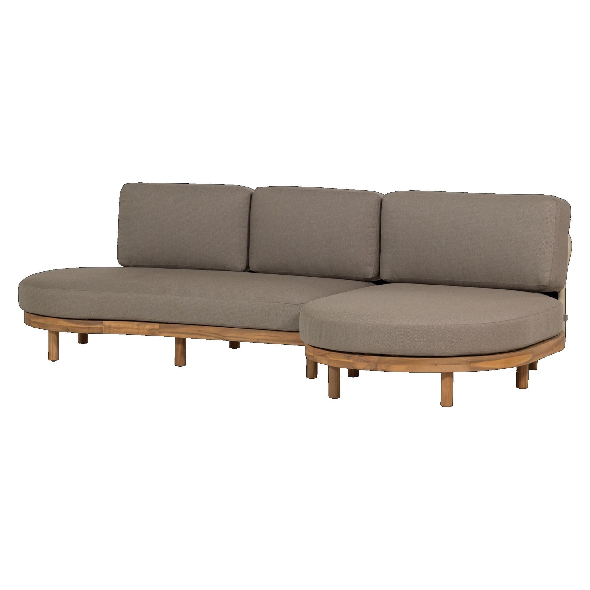 WOOOD Loungesofa Outdoor Gartenlounge Gartensofa 4-Sitzer Zinto 300 cm