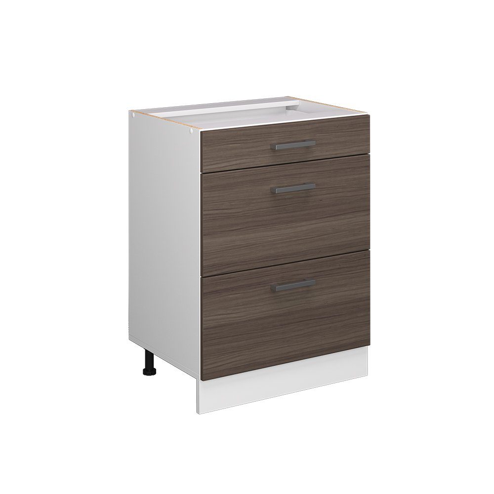 Vicco Schranksystem R-Line, Grau/Weiß, 60 cm günstig online kaufen