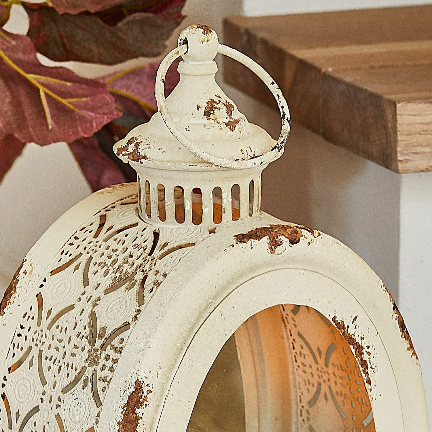 Mirabeau Kerzenlaterne Laterne Sublimelle antikweiß