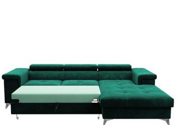 DB-Möbel Wohnlandschaft Wohnlandschaft Marokko Schlafcouch in L-Form 280 cm breit