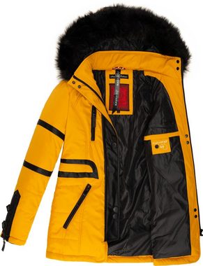Navahoo Wintermantel »Moony« stylischer Damen Winter Jacke mit Kapuze