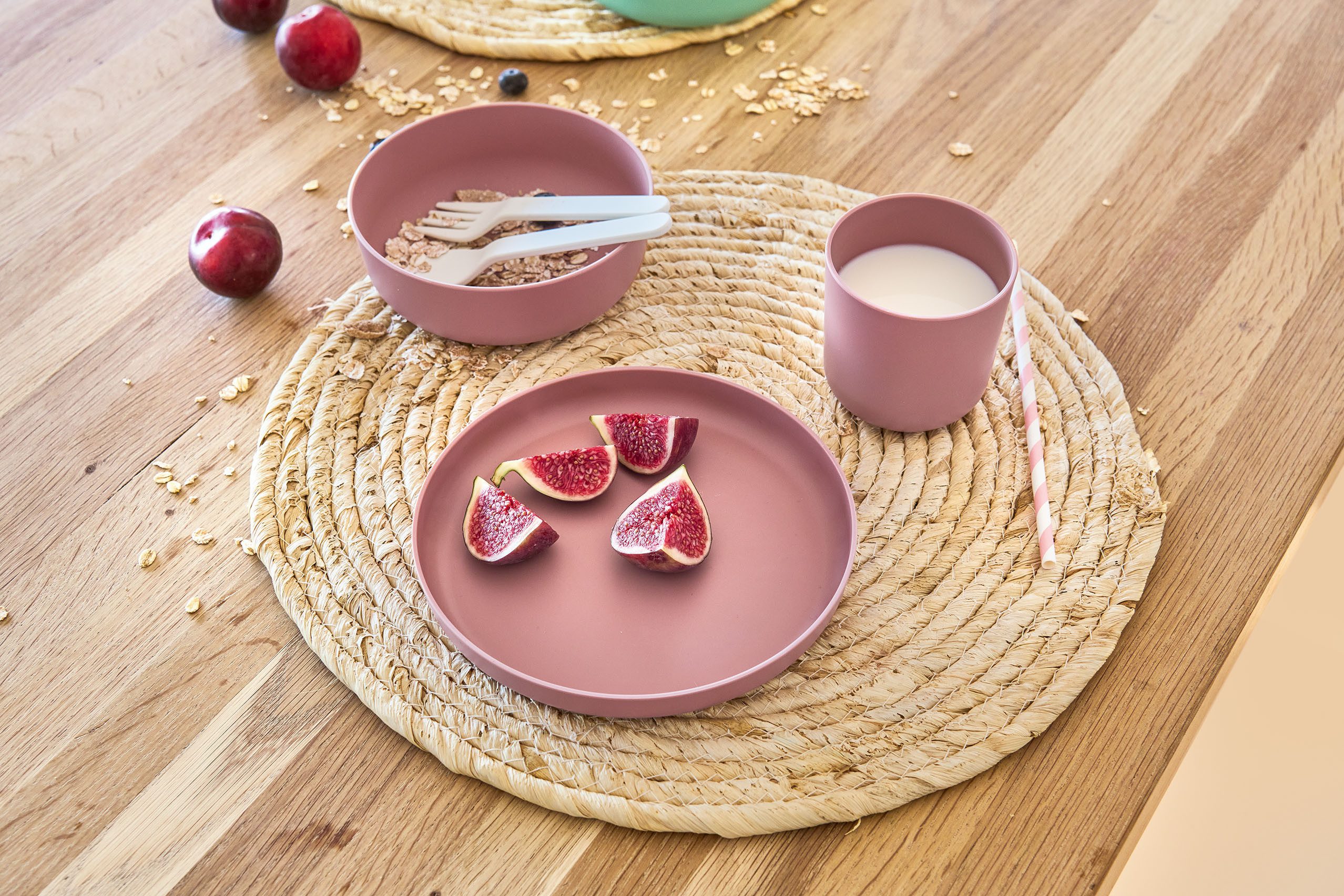 Zeller Present Kindergeschirr-Set (5-tlg), 1 Personen, (je 1 Teller, Schüssel, Tasse, Gabel, Löffel) – Bild 3 von 5