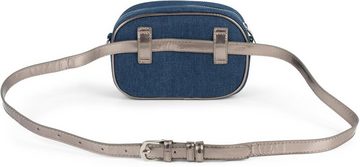 styleBREAKER Gürteltasche (1-tlg), Multi Bauchtasche Umhängetasche in Jeans Optik