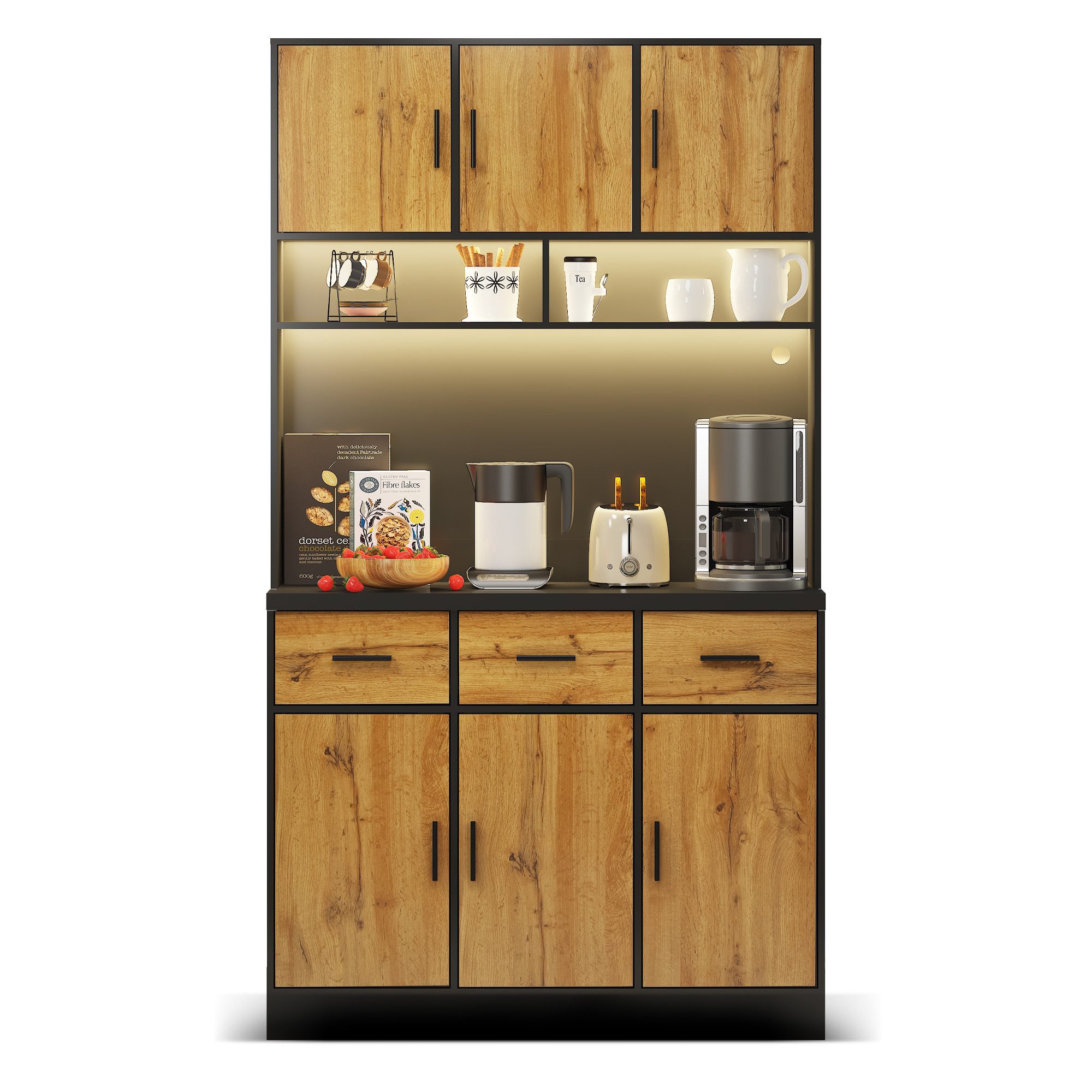 HAUSS SPOLE Hochschrank Küchenschrank Highboard mit günstig online kaufen