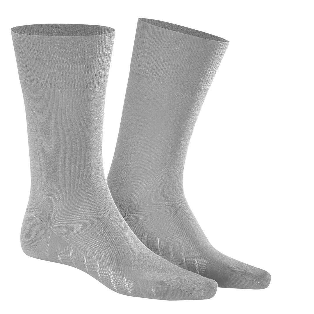 KUNERT Basicsocken FRESH UP (1-Paar) Herren Socken feuchtigkeitsregulierend Lichtgrau 0170