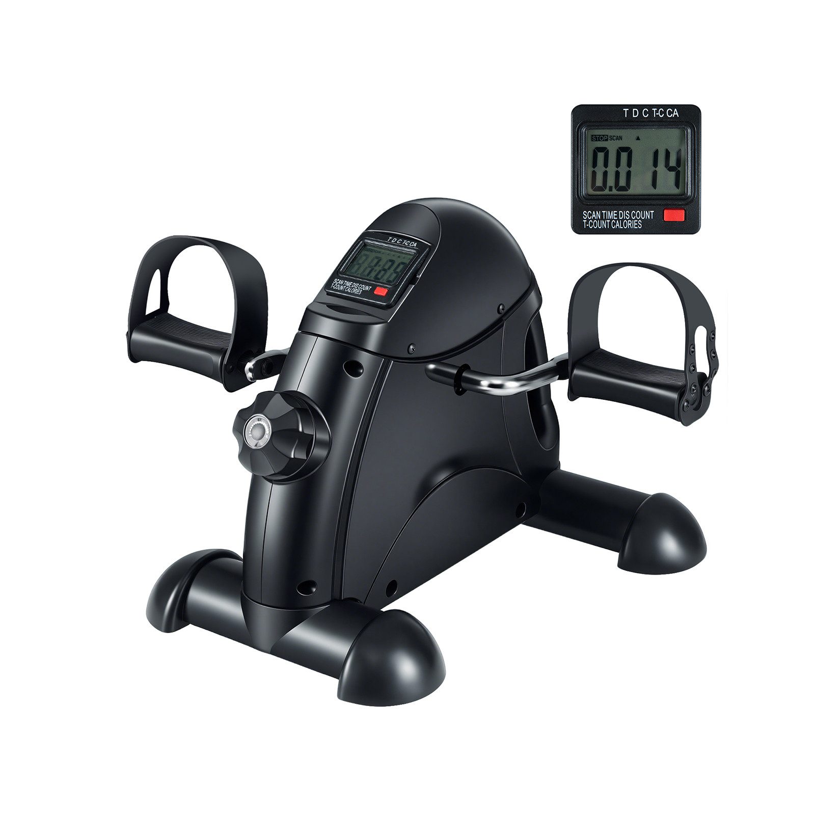 COSTWAY Mini-Stepper, Mit LCD-Bildschirmanzeige für Arm- & Beintraining