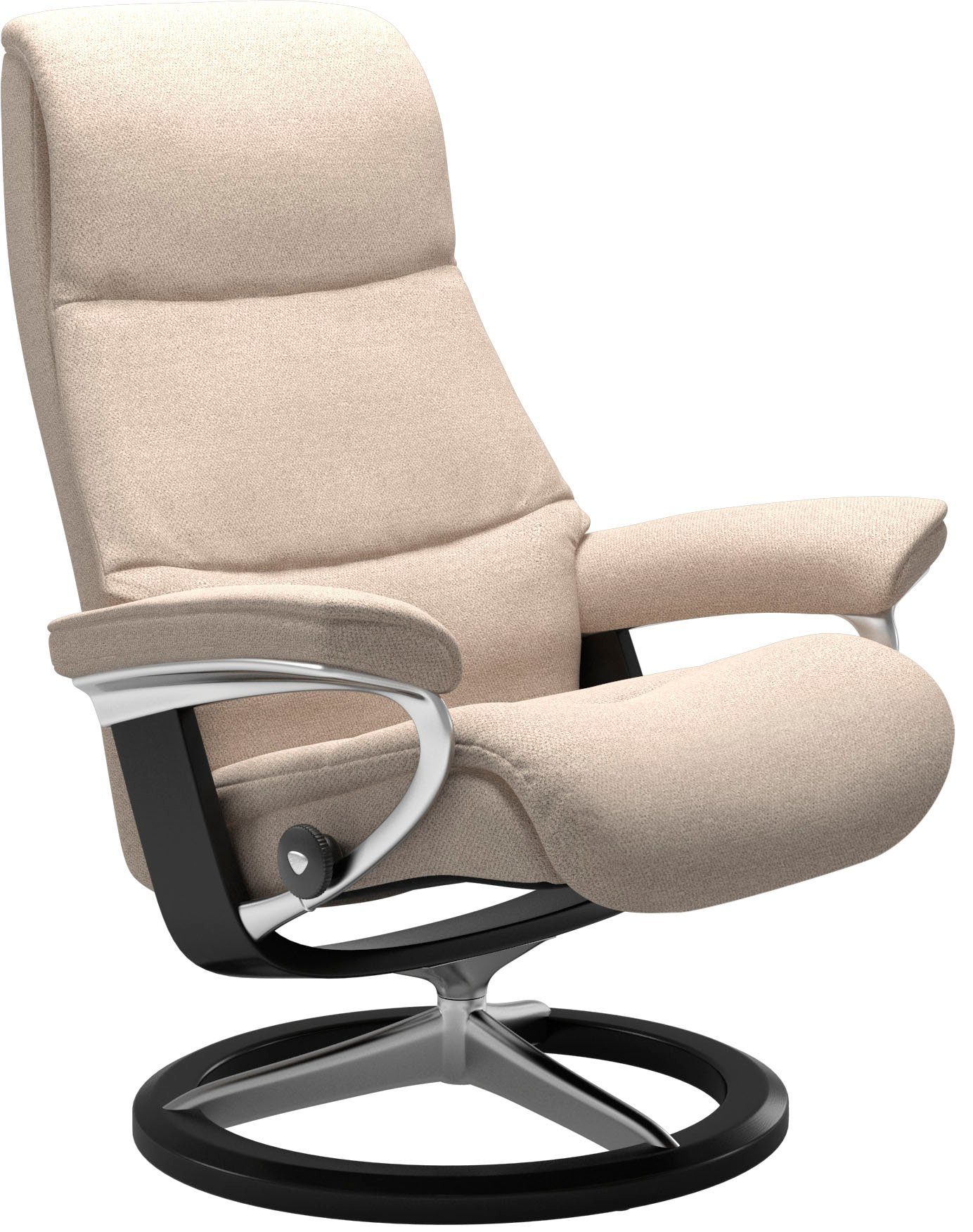 Signature L,Gestell View, Stressless® Schwarz Base, Größe mit Relaxsessel