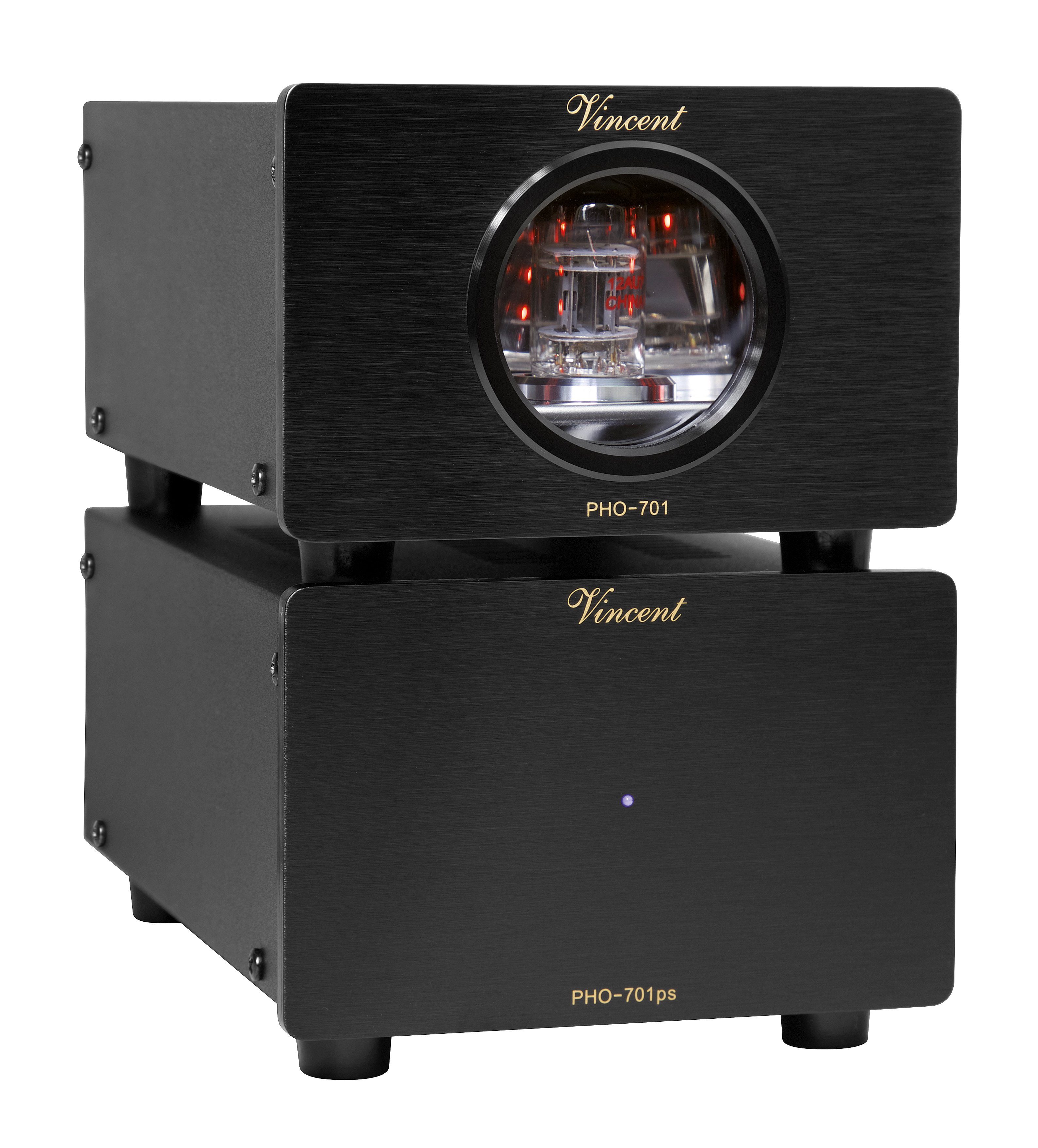 Vincent PHO-701 Vorverstärker (Highend Röhren-Vorstufe für MM und MC mit USB-Ausgang)
