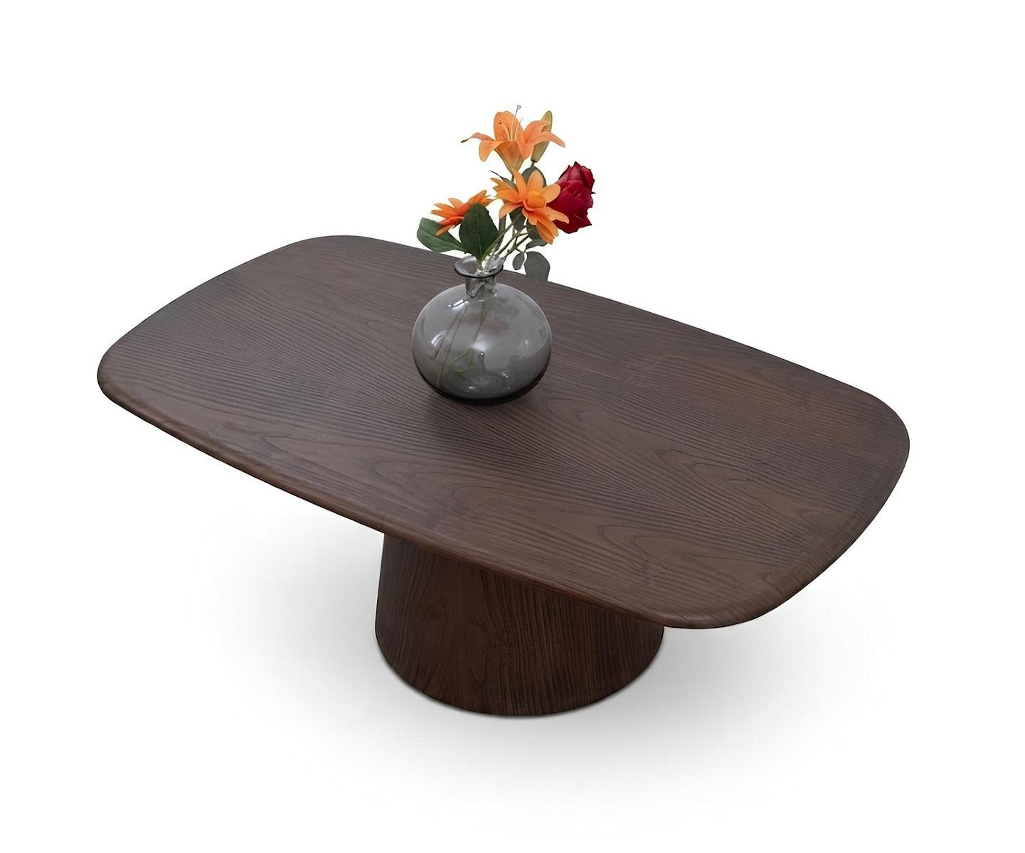 JVmoebel Couchtisch Couchtisch Modern Braun Minimalistisch Monolithisch Skulptural Öko, Made in Europa