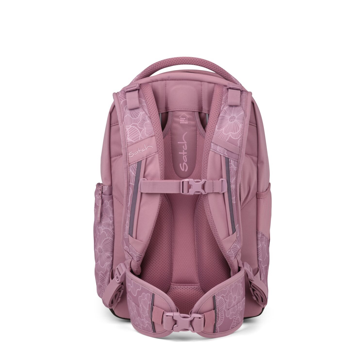 Satch Schulranzen Schulrucksack MATCH Magnolia Dream (1 Stück), Schulranzen, ergonomisch, 30 + 5 Liter, 4 Fächer – Bild 4 von 5