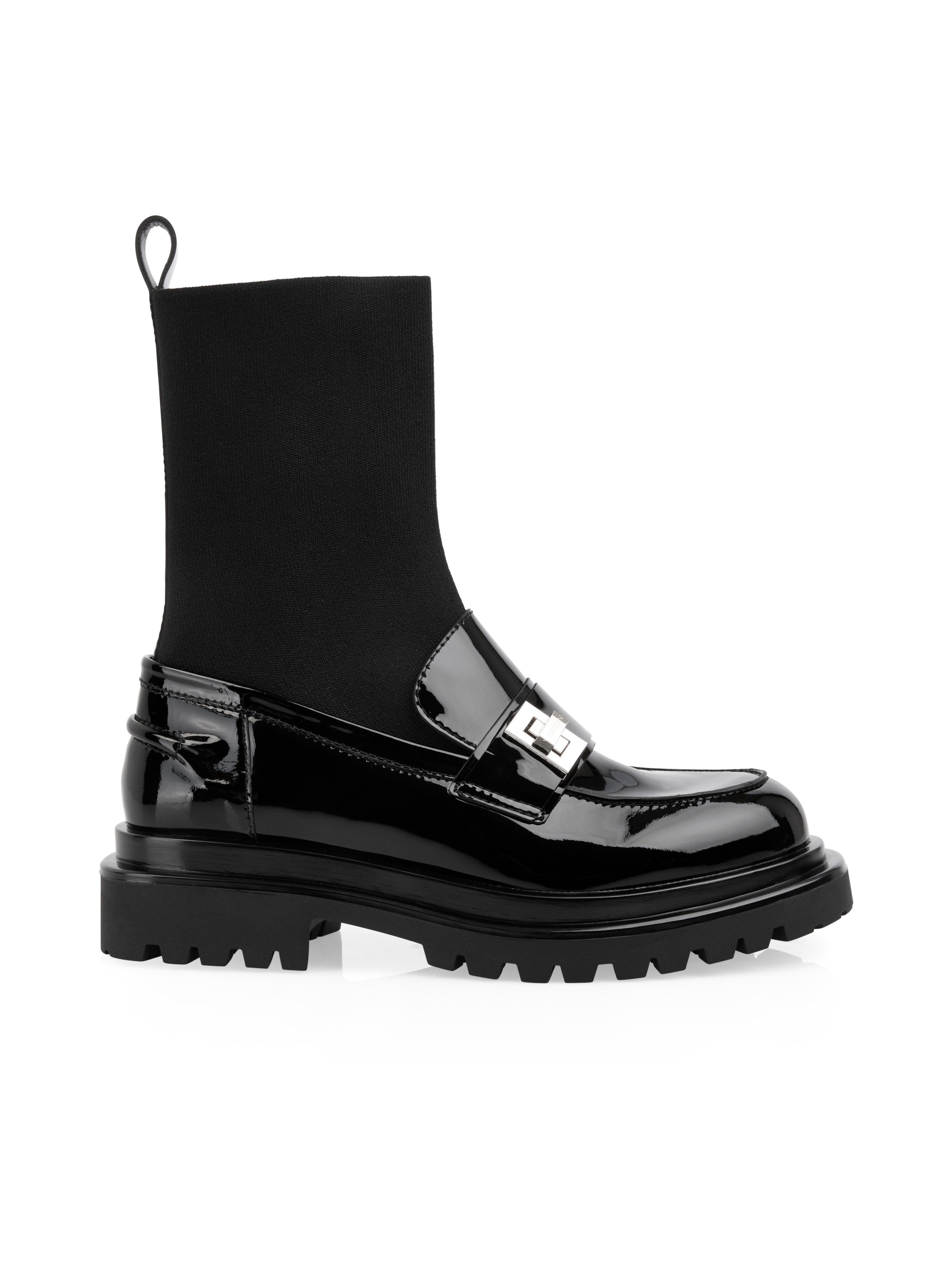 Marc Cain Stiefelette Blockabsatz, Schlupfboots mit elastischem Stretchschaft