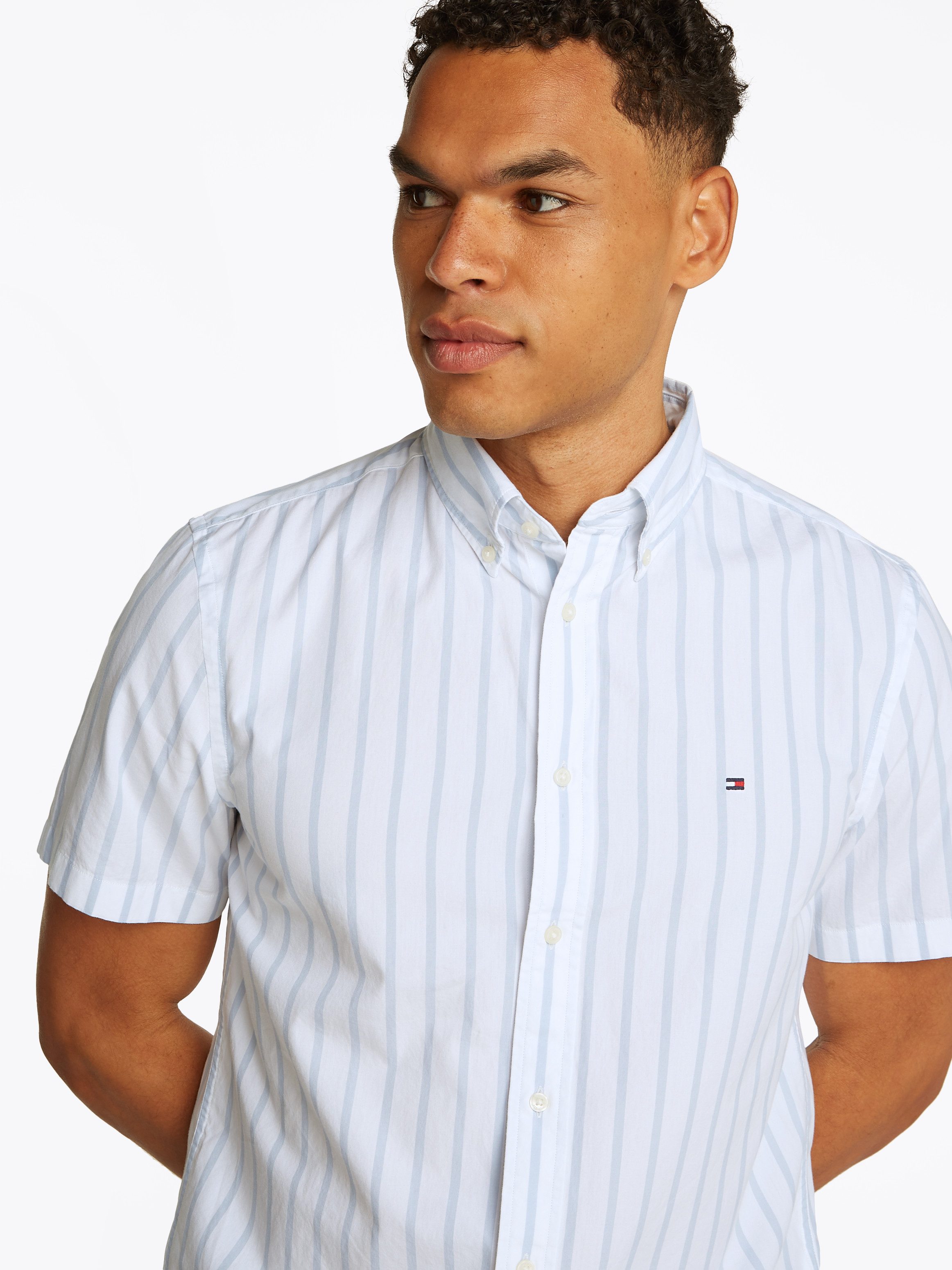 Tommy Hilfiger Kurzarmhemd FLEX POPLIN STP günstig online kaufen