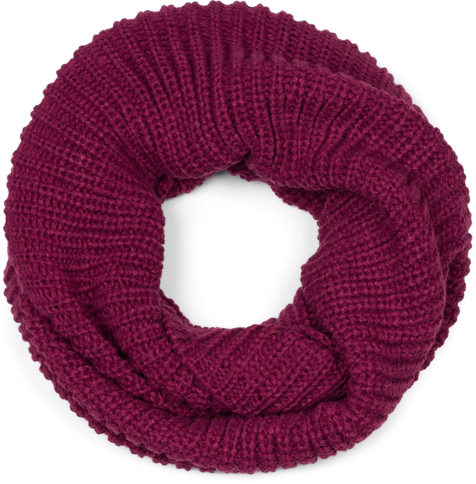 styleBREAKER Strickschal, (1-St), Unifarbener Feinstrick Loop