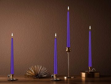 BRUBAKER Spitzkerze Premium Kerzen Set - bis zu 7,5 Stunden Brenndauer pro Kerze (Leuchterkerzen, 5-tlg., Halterkerzen Deko), 24 cm Tafelkerzen für Kerzenständer und Kronleuchter