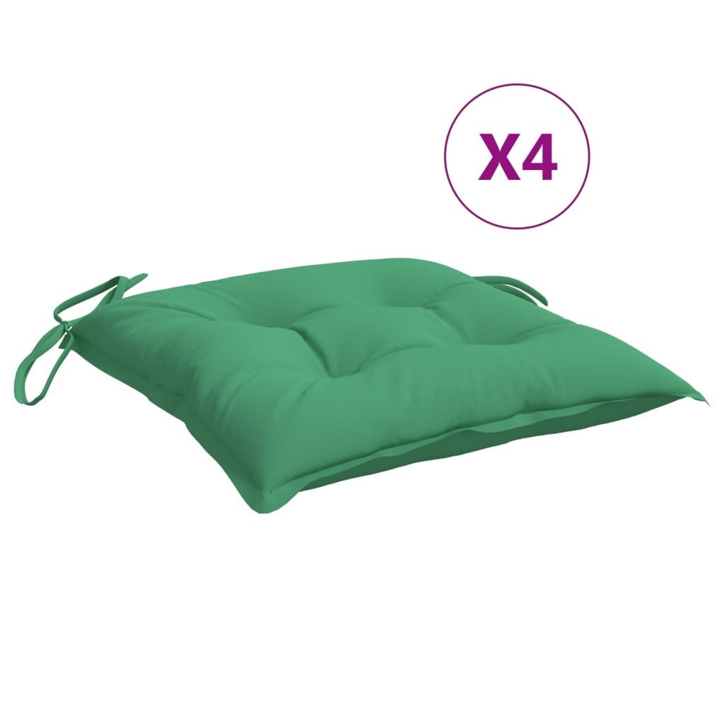 vidaXL Sitzauflage Palettenkissen 4 Stk. Grün günstig online kaufen