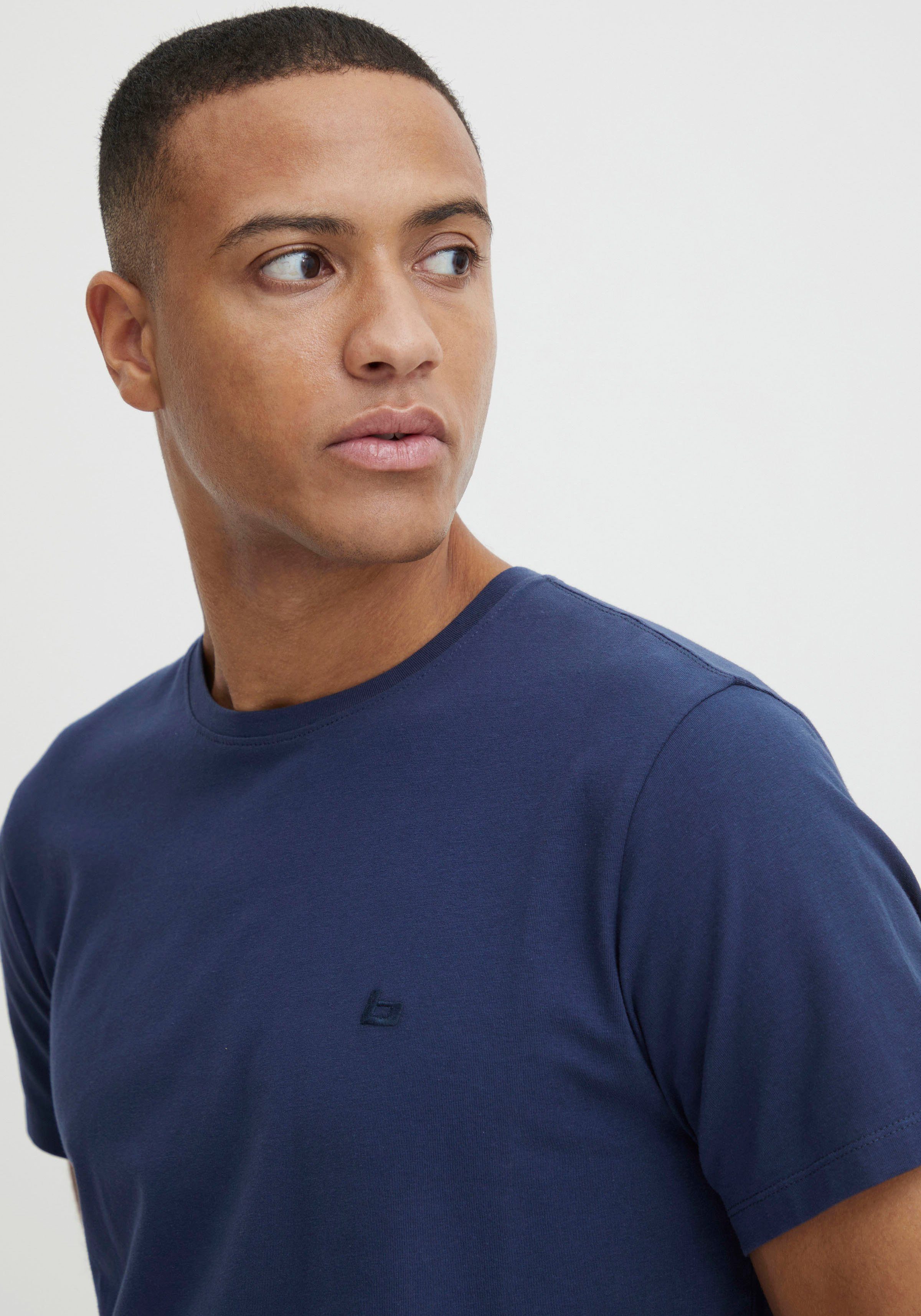 Blend 2-in-1-Langarmshirt BL BHDinton T-shirt Blue crew